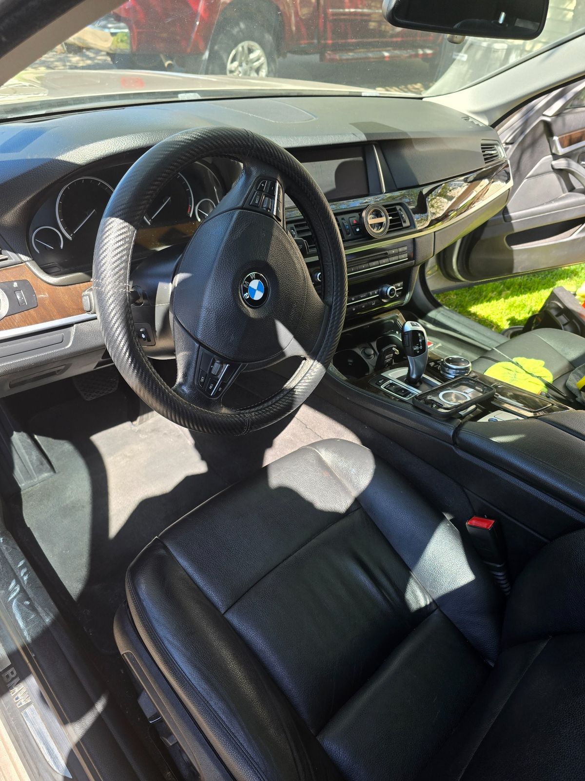Clean BMW interior after detailing